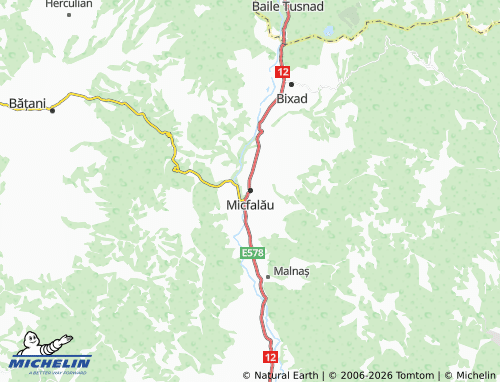 Mappa MICHELIN Micfalău - ViaMichelin