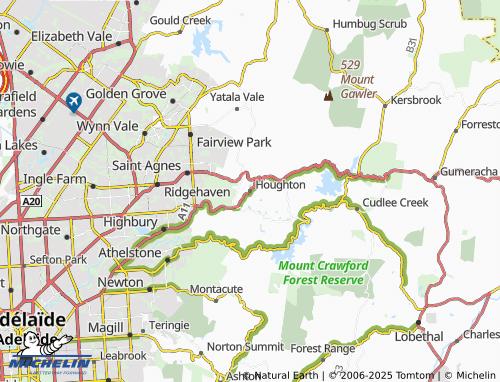 MICHELIN Houghton map - ViaMichelin