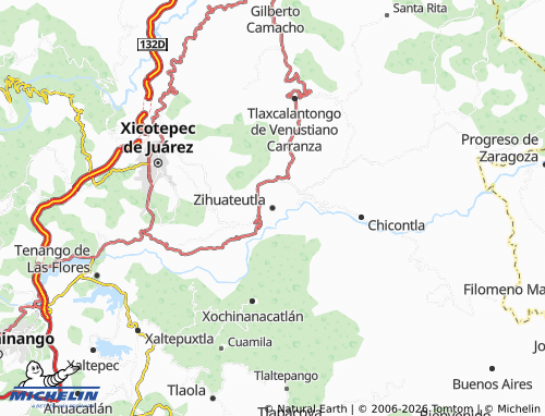 Mapa MICHELIN Zihuateutla - ViaMichelin