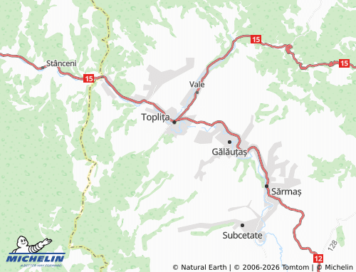 Mappa MICHELIN Luncani - ViaMichelin