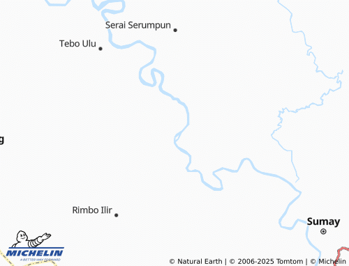 MICHELIN Ulak Banjir Rambahan map - ViaMichelin