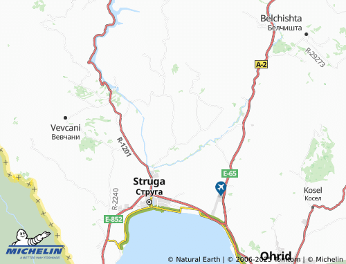 MICHELIN Bidjovo map - ViaMichelin