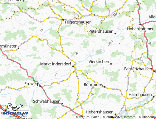 MICHELIN Glonn map - ViaMichelin