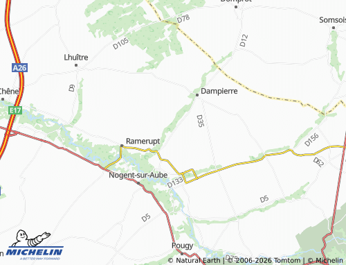 Mapa MICHELIN Vaucogne - ViaMichelin