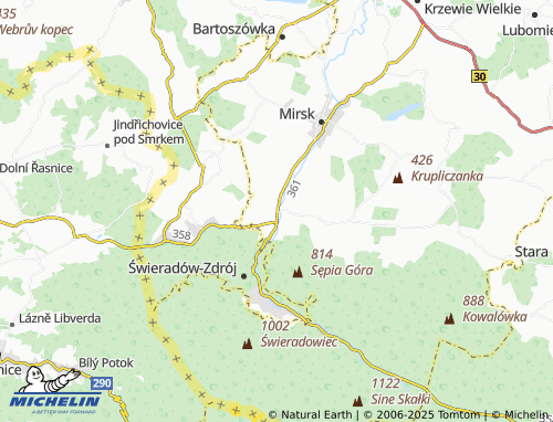Mappa MICHELIN Orłowice - ViaMichelin
