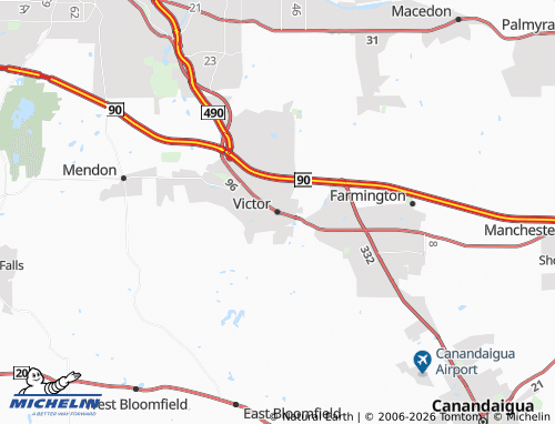 Mapa MICHELIN Victor - ViaMichelin