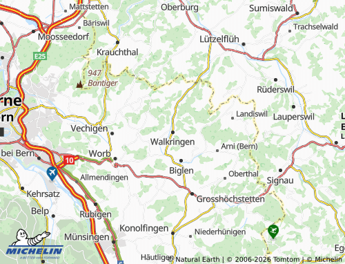 Mappa MICHELIN Walkringen - ViaMichelin