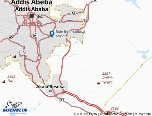 MICHELIN Endorro map - ViaMichelin