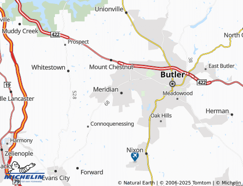 MICHELIN Meridian map - ViaMichelin