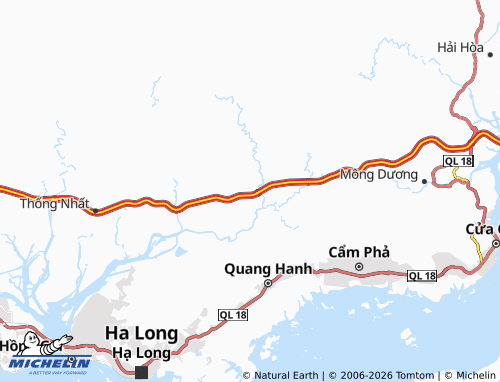 MICHELIN Hòa Bình map - ViaMichelin