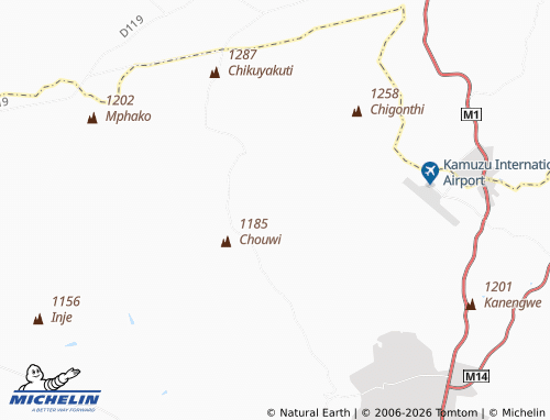 MICHELIN Nkamwe map - ViaMichelin