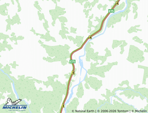 MICHELIN-Landkarte Sattanen - ViaMichelin