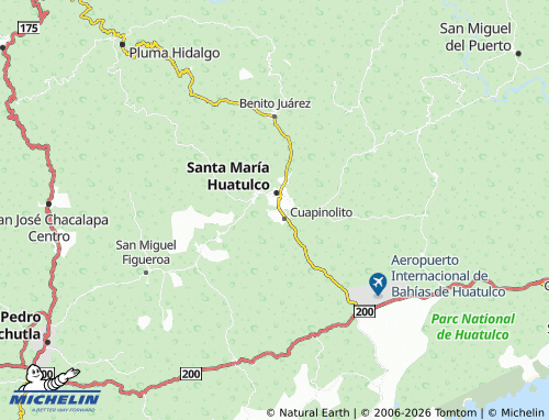 Mapa MICHELIN Vicente Guerrero - ViaMichelin