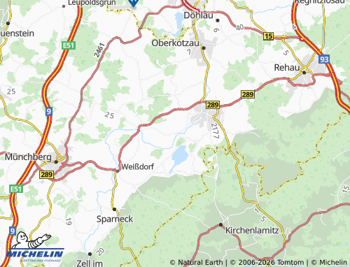 MICHELIN Förbau map - ViaMichelin