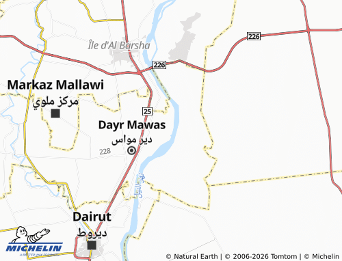 Mappa MICHELIN Jazeerat Tal Bani Emran - ViaMichelin
