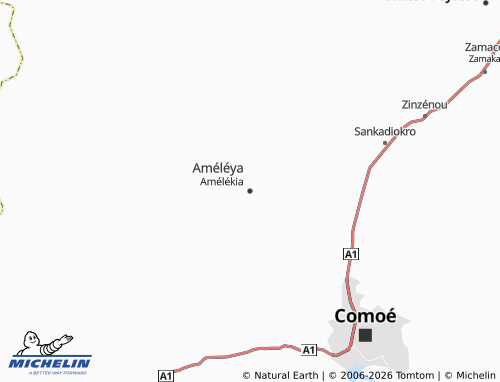 Carte MICHELIN Améléya - ViaMichelin