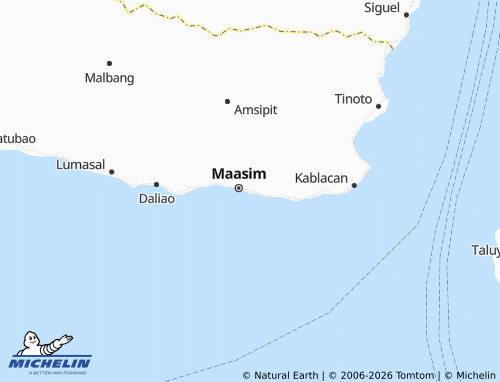 MICHELIN Pananag map - ViaMichelin