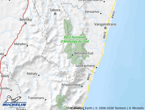 MICHELIN Befotaka map - ViaMichelin