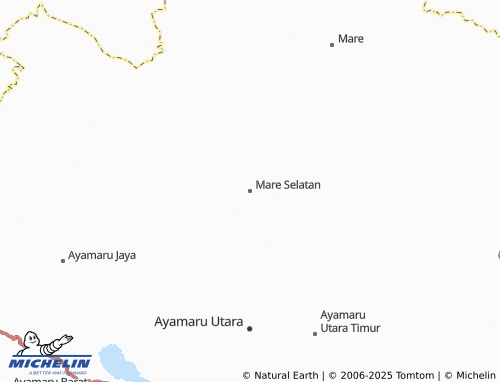 MICHELIN Mare Selatan map - ViaMichelin