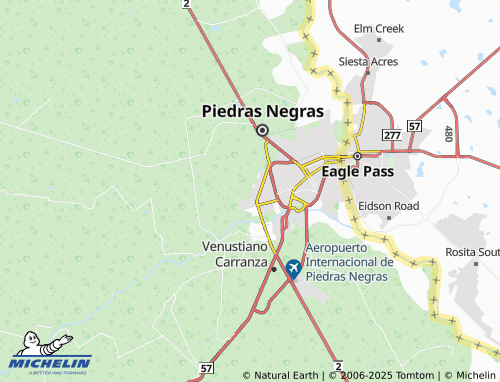 MICHELIN Acoros Progresivo Sector 1 map - ViaMichelin