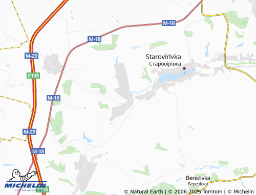 MICHELIN Kyrylivka map - ViaMichelin
