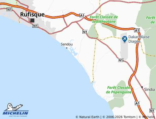 MICHELIN Yenne-sur-Mer map - ViaMichelin