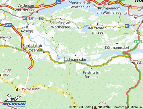 MICHELIN Franzendorf map - ViaMichelin