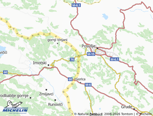 MICHELIN Kutleše map - ViaMichelin
