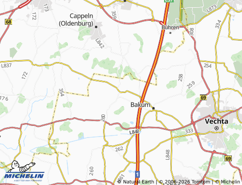 MICHELIN Vestrup map - ViaMichelin
