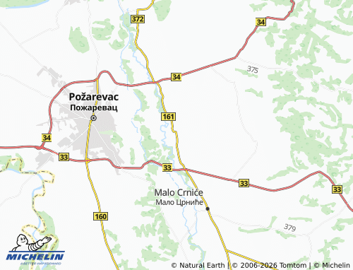 Mapa MICHELIN Trnjane - ViaMichelin
