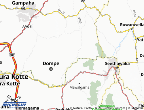Mappa MICHELIN Yakambe - ViaMichelin