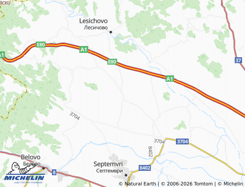 Mappa MICHELIN Vinogradets - ViaMichelin