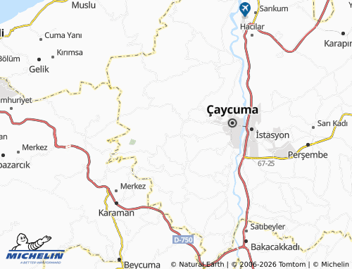 Mappa MICHELIN Kadıoğlu - ViaMichelin