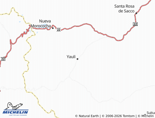 Mappa MICHELIN Yauli - ViaMichelin