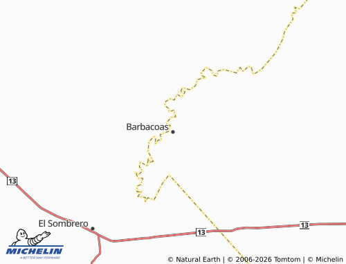 Mappa MICHELIN Barbacoas - ViaMichelin