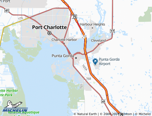 Mappa MICHELIN Punta Gorda - ViaMichelin