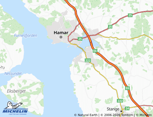 MICHELIN-Landkarte Sandvika - ViaMichelin
