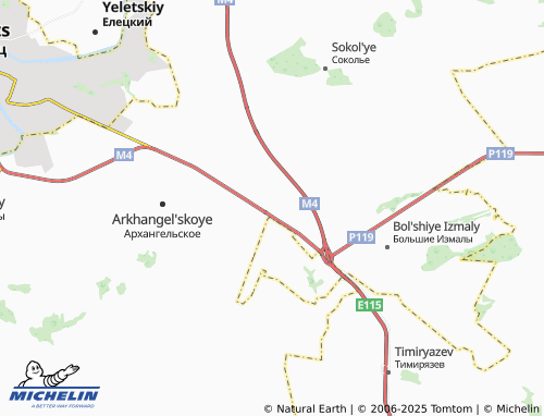 MICHELIN Yekaterinovka map - ViaMichelin