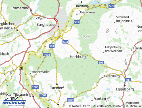MICHELIN Sengstadt map - ViaMichelin