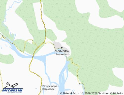 MICHELIN-Landkarte Medvedok - ViaMichelin