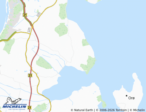 MICHELIN Abildøre map - ViaMichelin