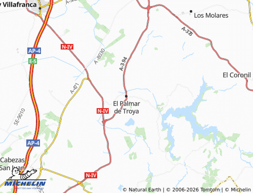 MICHELIN El Palmar de Troya map - ViaMichelin