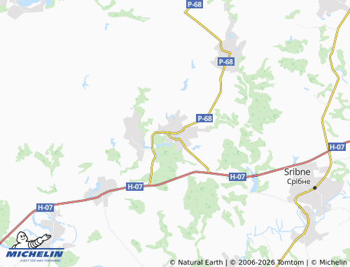 Mappa MICHELIN Sokyryntsi - ViaMichelin