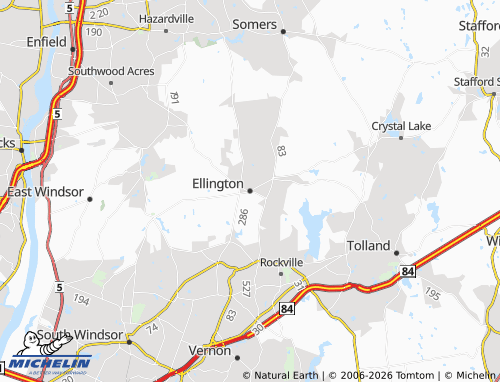 Mappa MICHELIN Ellington - ViaMichelin