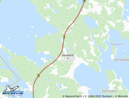 MICHELIN Kylänkangas map - ViaMichelin