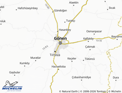 MICHELIN Plevne map - ViaMichelin