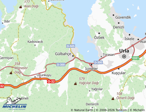 Mappa MICHELIN Gülbahçe - ViaMichelin