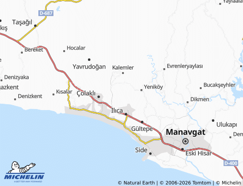 MICHELIN Evrenseki map - ViaMichelin