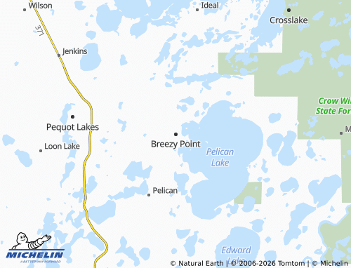 Mapa MICHELIN Breezy Point - ViaMichelin
