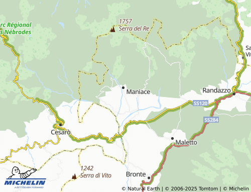 MICHELIN Galatese map - ViaMichelin